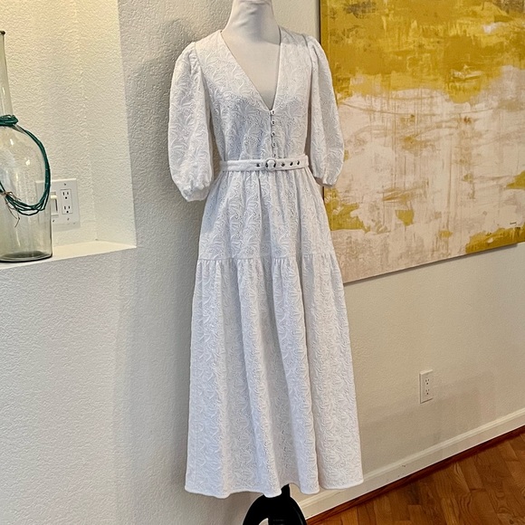 NICHOLAS White Midi Dress - Picture 7 of 16